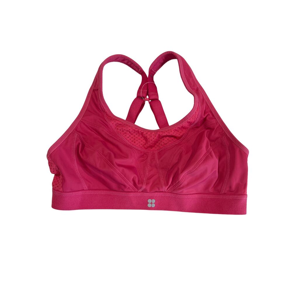 Sweaty Betty Pink Convertible Sports Bra Women's Size 34A Activewear Gym Workout